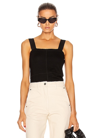 Lemaire Tube Tank Top in Black | FWRD