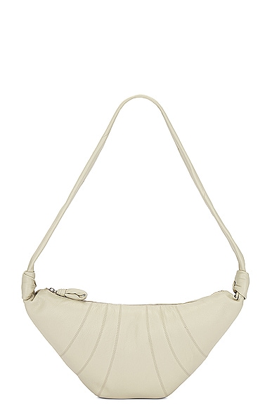 Lemaire Medium Croissant Bag in Light Sage | FWRD