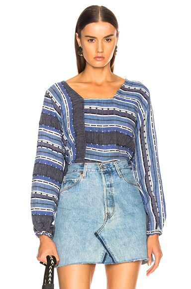 Lucy Spliced Blouse