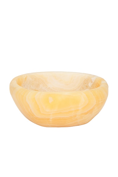 Loren Stewart Cote Dor Bowl in Yellow Calcite