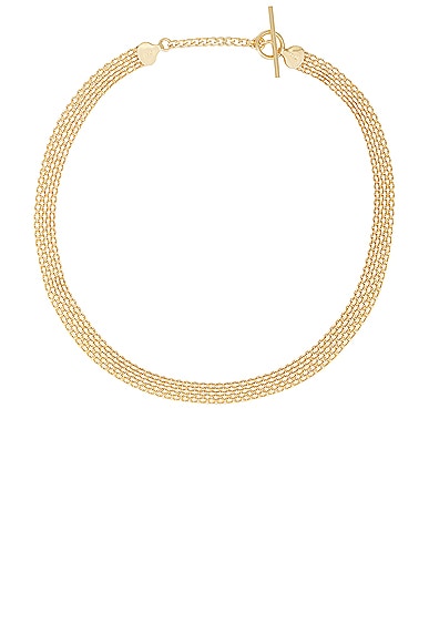 Loren Stewart Chainmail Necklace in 14k Gold Vermeil
