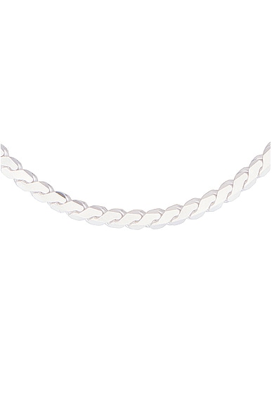 Shop Loren Stewart Serpentine Chain Necklace In Sterling Silver