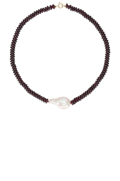 Loren Stewart Scarlet Baroque Necklace in 14k Yellow Gold