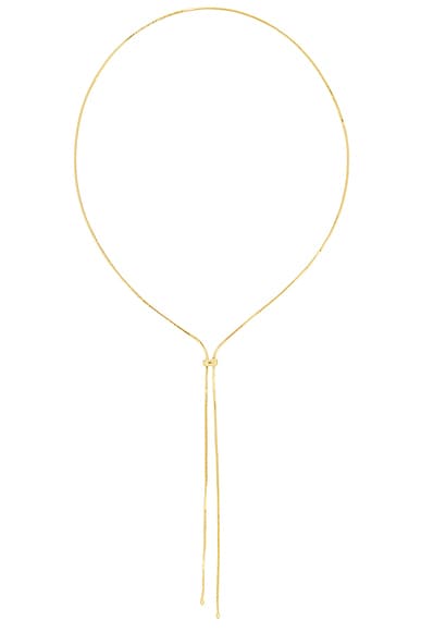 Loren Stewart Bolo Pendant Necklace in Gold Vermeil