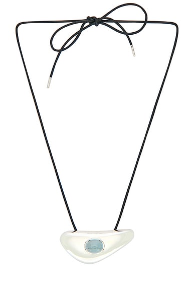 Modernist Cord Pendant Necklace