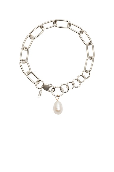 Industrial XXL Chain Pearl Anklet