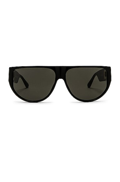 Linda Farrow Elodie Sunglasses in Black