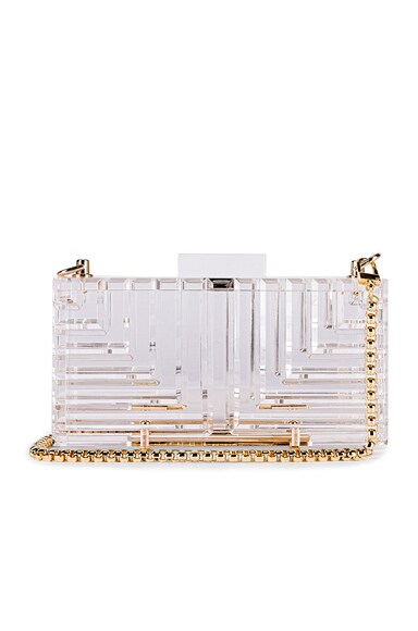 L'afshar Philo Gold Mirrior Clutch main image 1