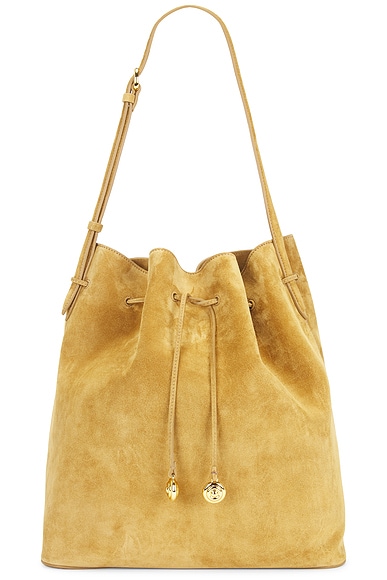 Liffner Charm Bucket Bag in Sand