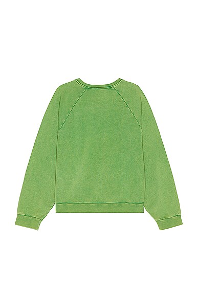 Shop Liberal Youth Ministry Sunwashed Sweatshirt In Green