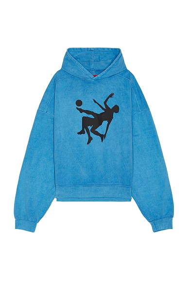 Shop Liberal Youth Ministry Chilena Hoodie Knit In Blue