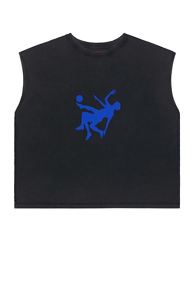 Shop Liberal Youth Ministry Sleeveless T-shirt Knit In Black