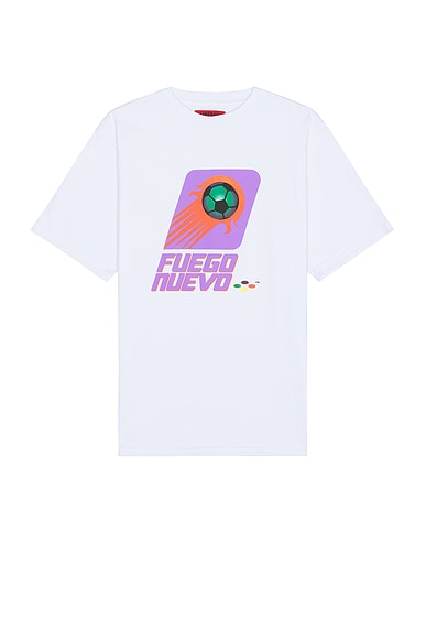 Shop Liberal Youth Ministry Fuego Nuevo T-shirt Knit In White