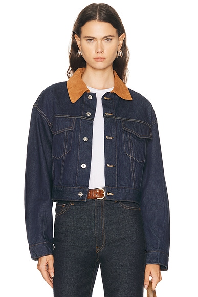 Kira Curve Sleeve Trucker Jacket