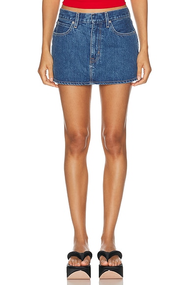 Micro Clean Waistband Mini Skirt