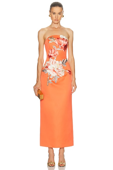 LEO LIN Ava Maxi Dress in Saffron