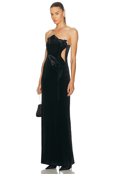 LEO LIN Marilyn Gown in Ebony