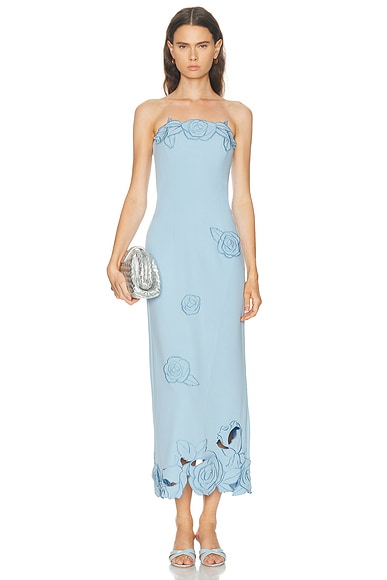 Rayna Applique Bustier Maxi Dress
