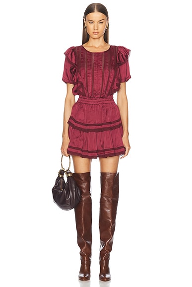 IRO Blame Dress in Red FWRD