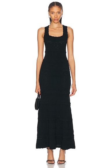 Alice McCall A Foreign Affair Midi Dress in Black FWRD