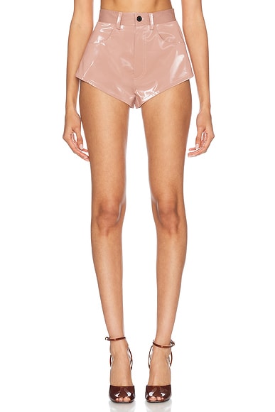 Vinyl Mini Short