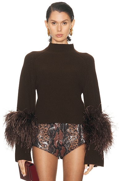 Merino Mock Neck Sweater