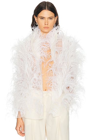 Marbled Feathers Jacket