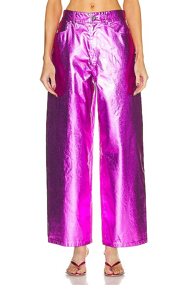 Lapointe Slouchy Pant in Fuchsia