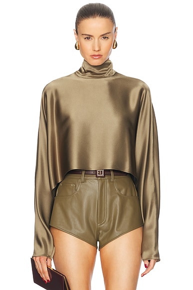 Satin Caftan Top