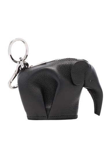 Loewe Elephant Charm in Black FWRD