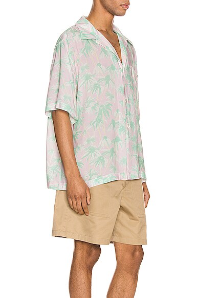 LOEWE DAISY PRINT BOWLING SHIRT,LOEW-MS39