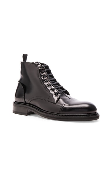 Loewe Oxford Ankle Boots in Black | FWRD