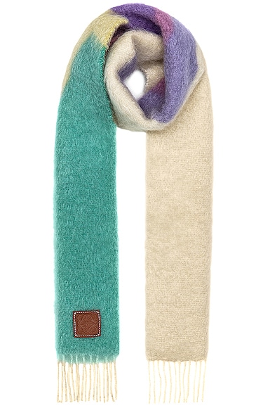 Graphic Mohair Scarf