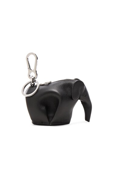Loewe Elephant Charm in Black | FWRD