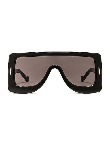 Loewe Square Sunglasses In Shiny Black