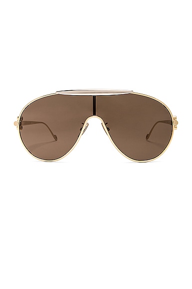 LOEWE サングラス　AVIATOR グラデーション　slw654 Oversized aviator sunglasses in pink - Loewe | Mytheresa