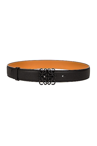 Loewe Anagram Belt in Black