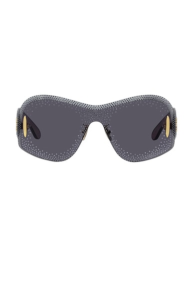 Loewe Anagram Sunglasses in Grey & Smoke