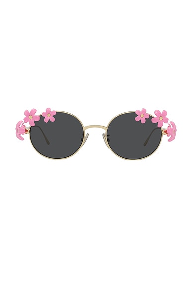 Flowers Round Sunglasses