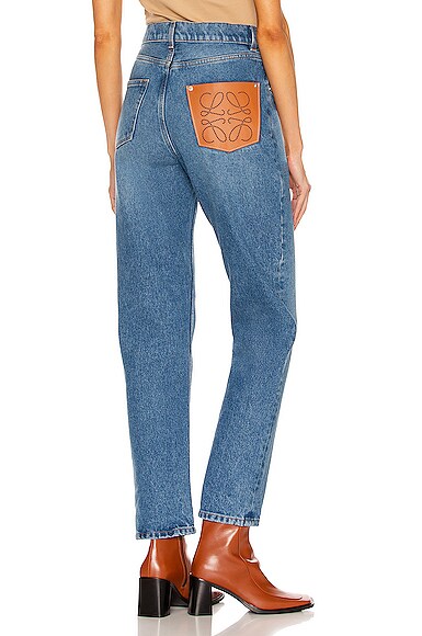 【新品】25SS LOEWE ANAGRAM PATCH RELAXED FIT Loewe Anagram Pocket Tapered in Blue | FWRD