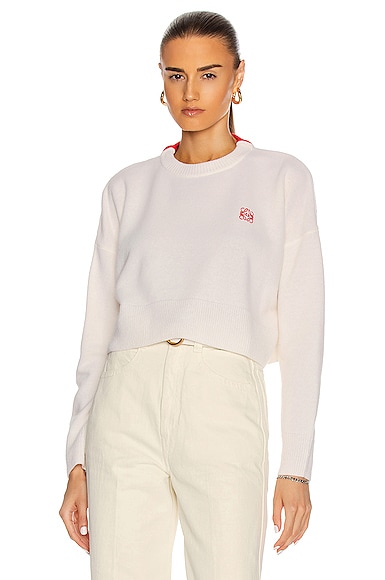 Anagram Cropped Sweater