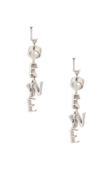 Loewe Bold Earrings In Silver