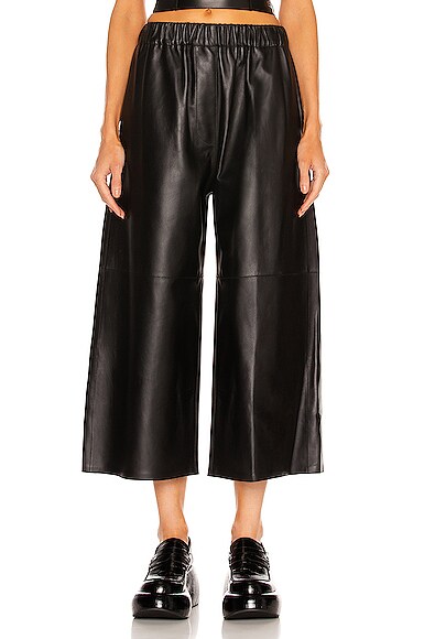 Cropped Elastic Trouser