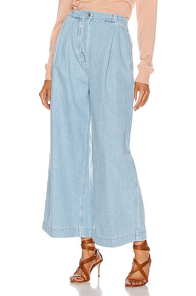 Drawstring Cropped Trousers