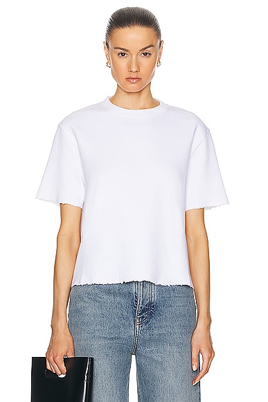 Shop Loewe Boxy Fit T-shirt In Pale Blue