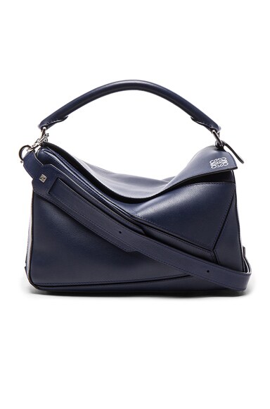 Loewe puzzle bag marine best sale