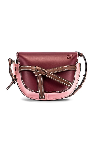 Loewe Gate Small Bag Tan/Medium Pink - Kaialux
