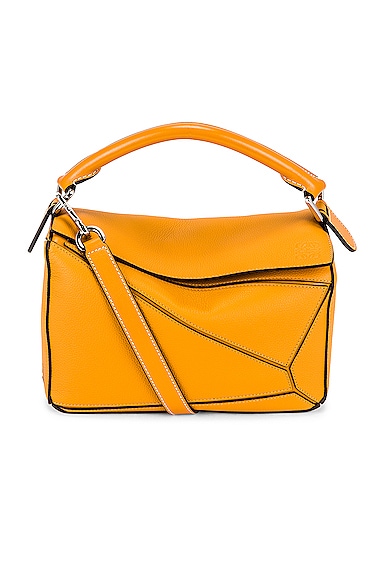 Loewe Puzzle Small Bag in Sunflower | FWRD