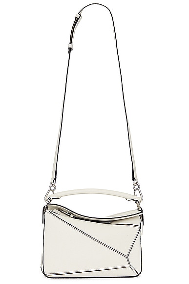 Loewe Puzzle Small Bag in Soft White