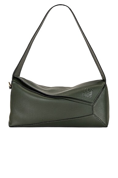 想像を超えての PUZZLE Loewe HOBO FWRD | Khaki Vintage - バッグ バッグ